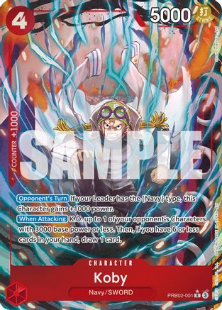 Koby (Alternate Art) (PRB02-001) - [Premium Booster -The Best- Vol. 2] Foil - Trinity Hobby