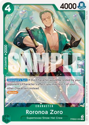 Roronoa Zoro (PRB02-006) - [Premium Booster -The Best- Vol. 2] Foil - Trinity Hobby
