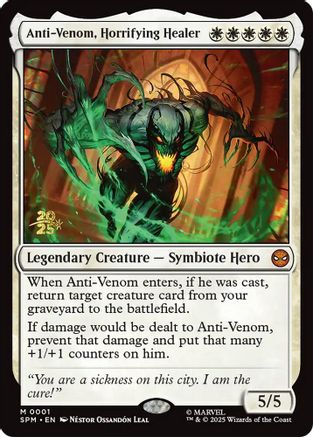 Anti-Venom, Horrifying Healer  [Foil]  (PRE-001) - [Prerelease Cards] - Trinity Hobby