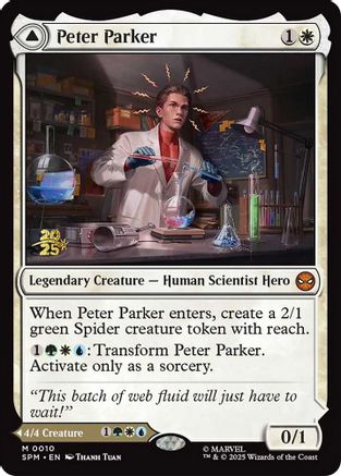 Peter Parker  [Foil]  (PRE-010) - [Prerelease Cards] - Trinity Hobby
