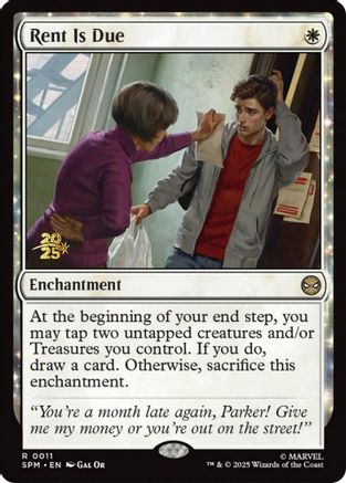 Rent Is Due  [Foil]  (PRE-011) - [Prerelease Cards] - Trinity Hobby