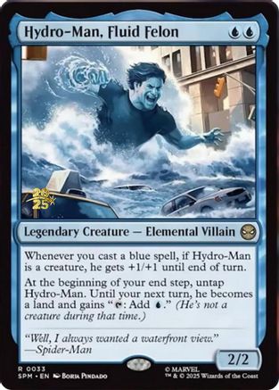 Hydro-Man, Fluid Felon  [Foil]  (PRE-033) - [Prerelease Cards] - Trinity Hobby