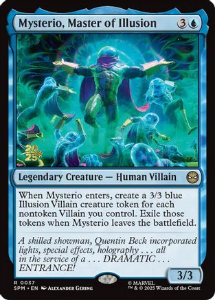 Mysterio, Master of Illusion  [Foil]  (PRE-037) - [Prerelease Cards] - Trinity Hobby