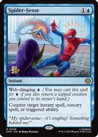 Spider-Sense  [Foil]  (PRE-046) - [Prerelease Cards] - Trinity Hobby