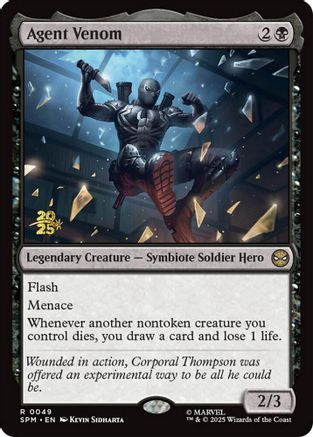 Agent Venom  [Foil]  (PRE-049) - [Prerelease Cards] - Trinity Hobby