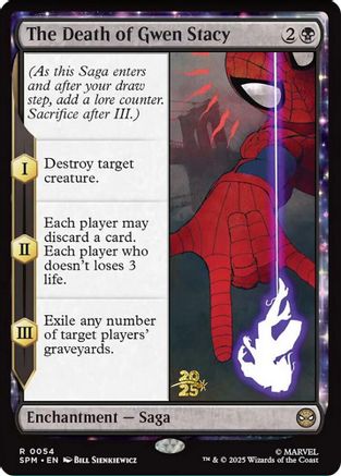 The Death of Gwen Stacy  [Foil]  (PRE-054) - [Prerelease Cards] - Trinity Hobby