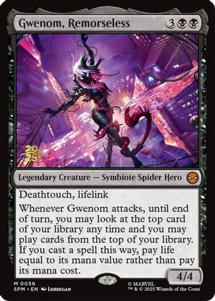 Gwenom, Remorseless  [Foil]  (PRE-056) - [Prerelease Cards] - Trinity Hobby