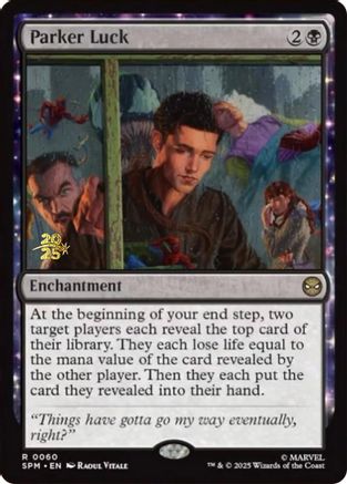 Parker Luck  [Foil]  (PRE-060) - [Prerelease Cards] - Trinity Hobby