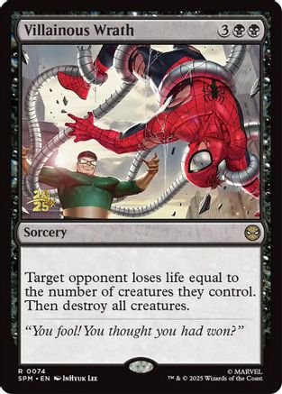 Villainous Wrath  [Foil]  (PRE-074) - [Prerelease Cards] - Trinity Hobby