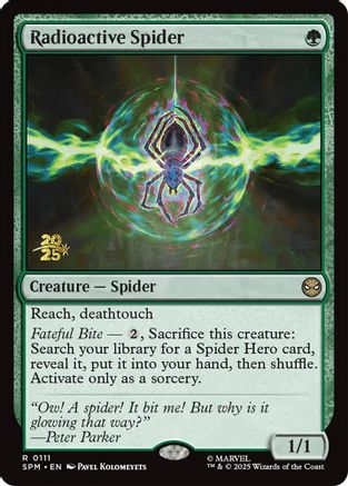 Radioactive Spider  [Foil]  (PRE-111) - [Prerelease Cards] - Trinity Hobby