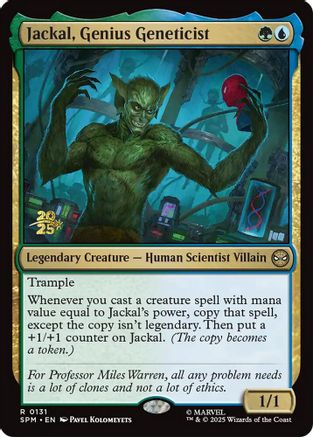 Jackal, Genius Geneticist  [Foil]  (PRE-131) - [Prerelease Cards] - Trinity Hobby