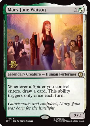 Mary Jane Watson  [Foil]  (PRE-134) - [Prerelease Cards] - Trinity Hobby