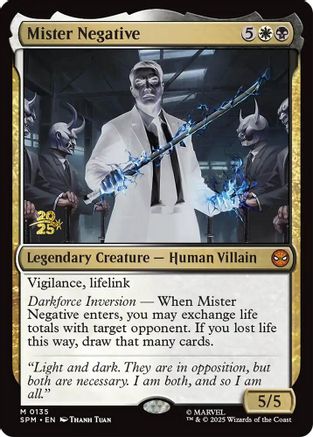 Mister Negative  [Foil]  (PRE-135) - [Prerelease Cards] - Trinity Hobby