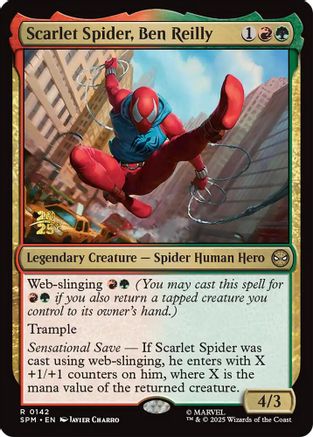 Scarlet Spider, Ben Reilly  [Foil]  (PRE-142) - [Prerelease Cards] - Trinity Hobby