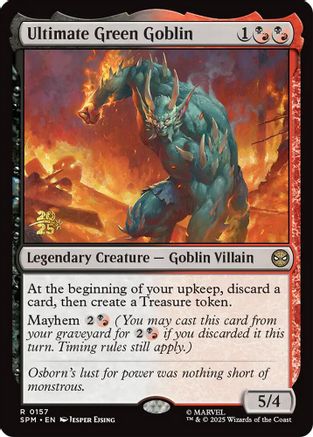 Ultimate Green Goblin  [Foil]  (PRE-157) - [Prerelease Cards] - Trinity Hobby
