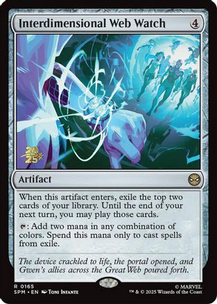 Interdimensional Web Watch  [Foil]  (PRE-165) - [Prerelease Cards] - Trinity Hobby