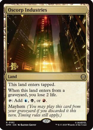 Oscorp Industries  [Foil]  (PRE-182) - [Prerelease Cards] - Trinity Hobby