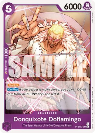 Donquixote Doflamingo (PRB02-011) - [Premium Booster -The Best- Vol. 2] Foil - Trinity Hobby