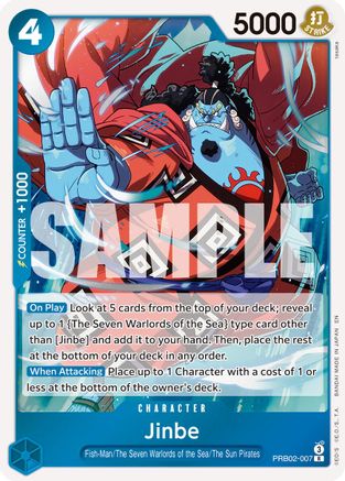 Jinbe - PRB02-007 (PRB02-007) - [Premium Booster -The Best- Vol. 2] - Trinity Hobby