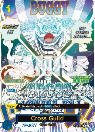 Cross Guild (Alternate Art) (OP09-057) - [Premium Booster -The Best- Vol. 2] Foil - Trinity Hobby