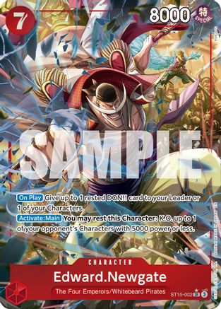 Edward.Newgate - ST15-002 (Alternate Art) (ST15-002) - [Premium Booster -The Best- Vol. 2] Foil - Trinity Hobby