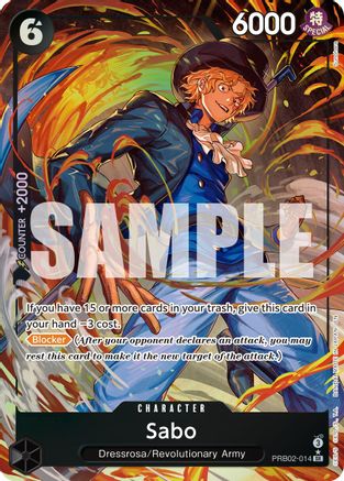 Sabo (Alternate Art) (PRB02-014) - [Premium Booster -The Best- Vol. 2] Foil - Trinity Hobby