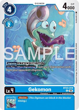 Gekomon (BT23-019) - [Hackers' Slumber] - Trinity Hobby