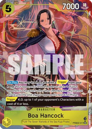 Boa Hancock (Alternate Art) (PRB02-017) - [Premium Booster -The Best- Vol. 2] Foil - Trinity Hobby