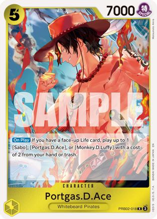 Portgas.D.Ace (PRB02-018) - [Premium Booster -The Best- Vol. 2] Foil - Trinity Hobby