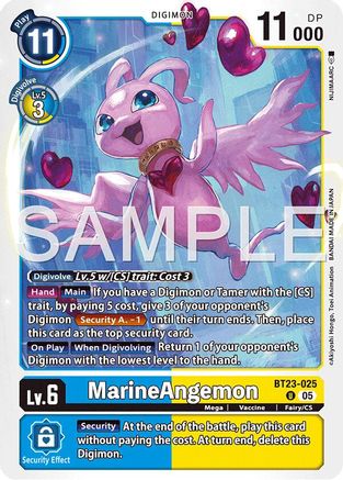 Marine Angemon (BT23-025) - [Hackers' Slumber]