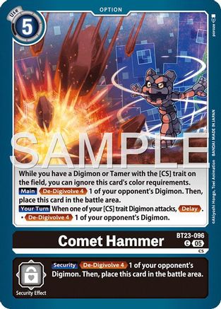 Comet Hammer (BT23-096) - [Hackers' Slumber]