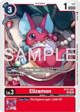 Elizamon (BT23-005) - [Hackers' Slumber] - Trinity Hobby