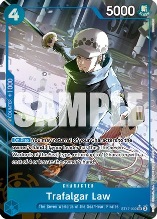 Trafalgar Law - ST17-002 (Alternate Art) (ST17-002) - [Premium Booster -The Best- Vol. 2] Foil - Trinity Hobby