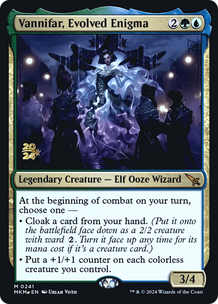 Vannifar, Evolved Enigma [Murders at Karlov Manor Prerelease Promos] - Trinity Hobby