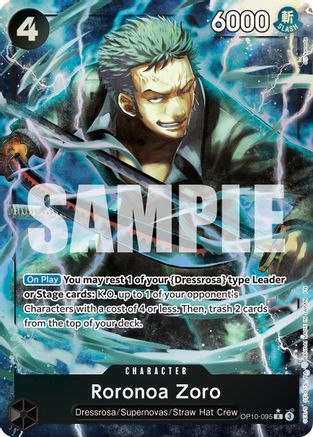Roronoa Zoro - OP10-095 (Alternate Art) (OP10-095) - [Premium Booster -The Best- Vol. 2] Foil - Trinity Hobby