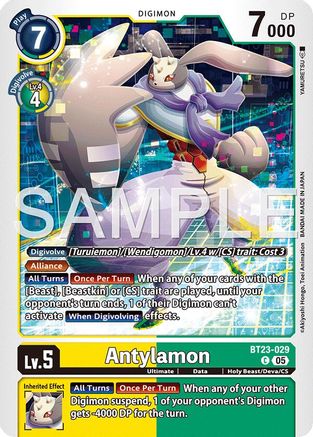 Antylamon (BT23-029) - [Hackers' Slumber] - Trinity Hobby