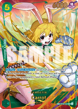 Carrot (Alternate Art) (OP08-023) - [Premium Booster -The Best- Vol. 2] Foil - Trinity Hobby