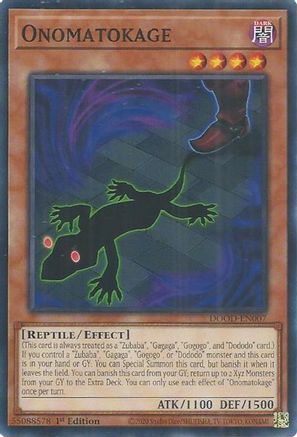 Onomatokage [DOOD-EN007] - Doom of Dimensions 1st Edition - Common / Short Print - Trinity Hobby