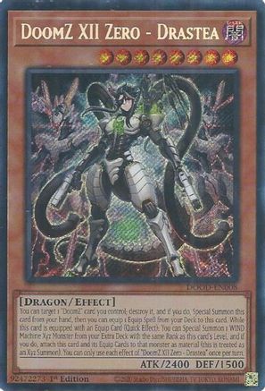 DoomZ XII Zero - Drastea [DOOD-EN008] - Doom of Dimensions 1st Edition - Secret Rare - Trinity Hobby