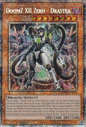 DoomZ XII Zero - Drastea (Starlight Rare) [DOOD-EN008] - Doom of Dimensions 1st Edition - Starlight Rare - Trinity Hobby