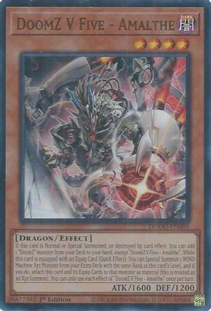 DoomZ V Five - Amalthe [DOOD-EN009] - Doom of Dimensions 1st Edition - Ultra Rare - Trinity Hobby