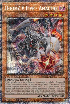 DoomZ V Five - Amalthe (Starlight Rare) [DOOD-EN009] - Doom of Dimensions 1st Edition - Starlight Rare - Trinity Hobby