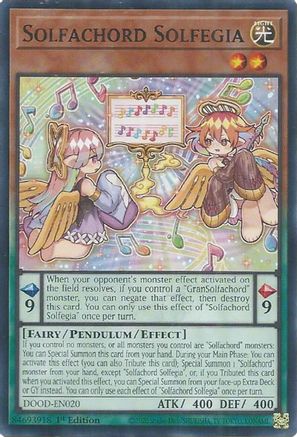 Solfachord Solfegia [DOOD-EN020] - Doom of Dimensions 1st Edition - Common / Short Print - Trinity Hobby