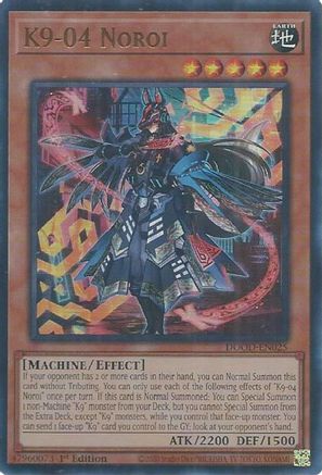 K9-04 Noroi [DOOD-EN025] - Doom of Dimensions 1st Edition - Ultra Rare - Trinity Hobby