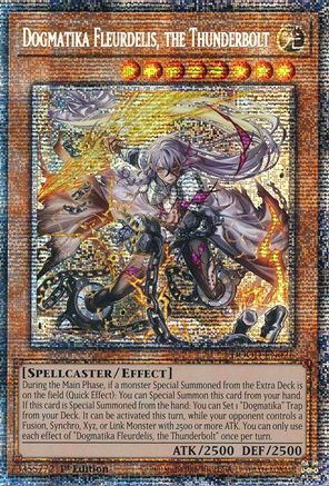Dogmatika Fleurdelis, the Thunderbolt (Starlight Rare) [DOOD-EN026] - Doom of Dimensions 1st Edition - Starlight Rare - Trinity Hobby