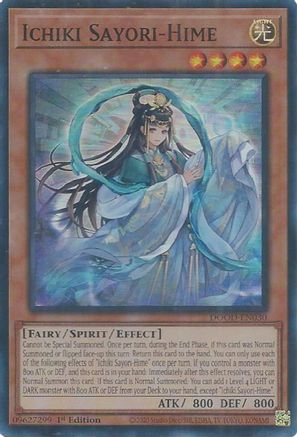 Ichiki Sayori-Hime [DOOD-EN030] - Doom of Dimensions 1st Edition - Super Rare - Trinity Hobby