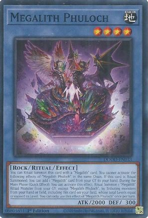 Megalith Phuloch [DOOD-EN033] - Doom of Dimensions 1st Edition - Common / Short Print - Trinity Hobby