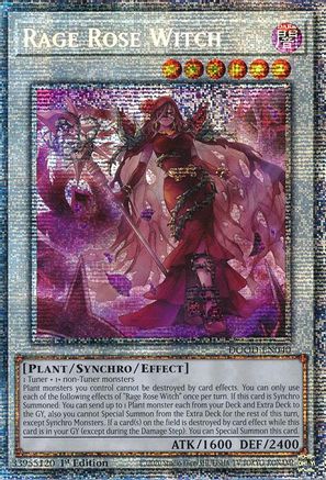 Rage Rose Witch (Starlight Rare) [DOOD-EN040] - Doom of Dimensions 1st Edition - Starlight Rare - Trinity Hobby