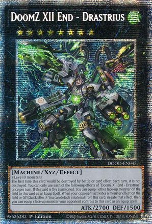 DoomZ XII End - Drastrius (Starlight Rare) [DOOD-EN045] - Doom of Dimensions 1st Edition - Starlight Rare - Trinity Hobby