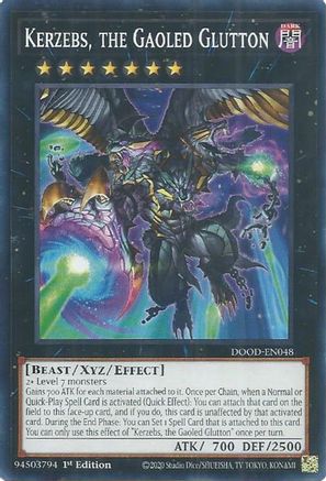 Kerzebs, the Gaoled Glutton [DOOD-EN048] - Doom of Dimensions 1st Edition - Common / Short Print - Trinity Hobby